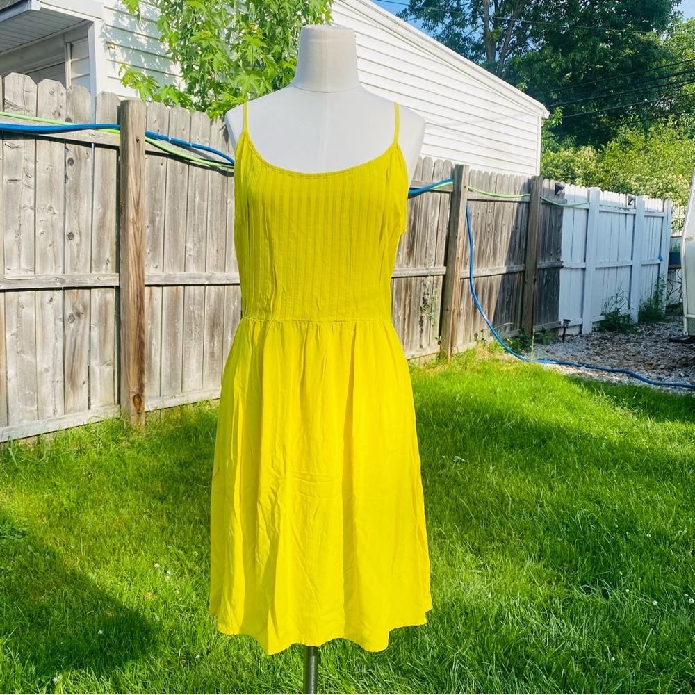 Old Navy,  Medium, Summer sleeveless Midi dress, Lime yellow